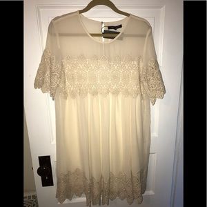 Romeo and Juliet Cream Lace Dress